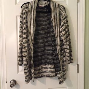 Anthropologie Striped Cardigan
